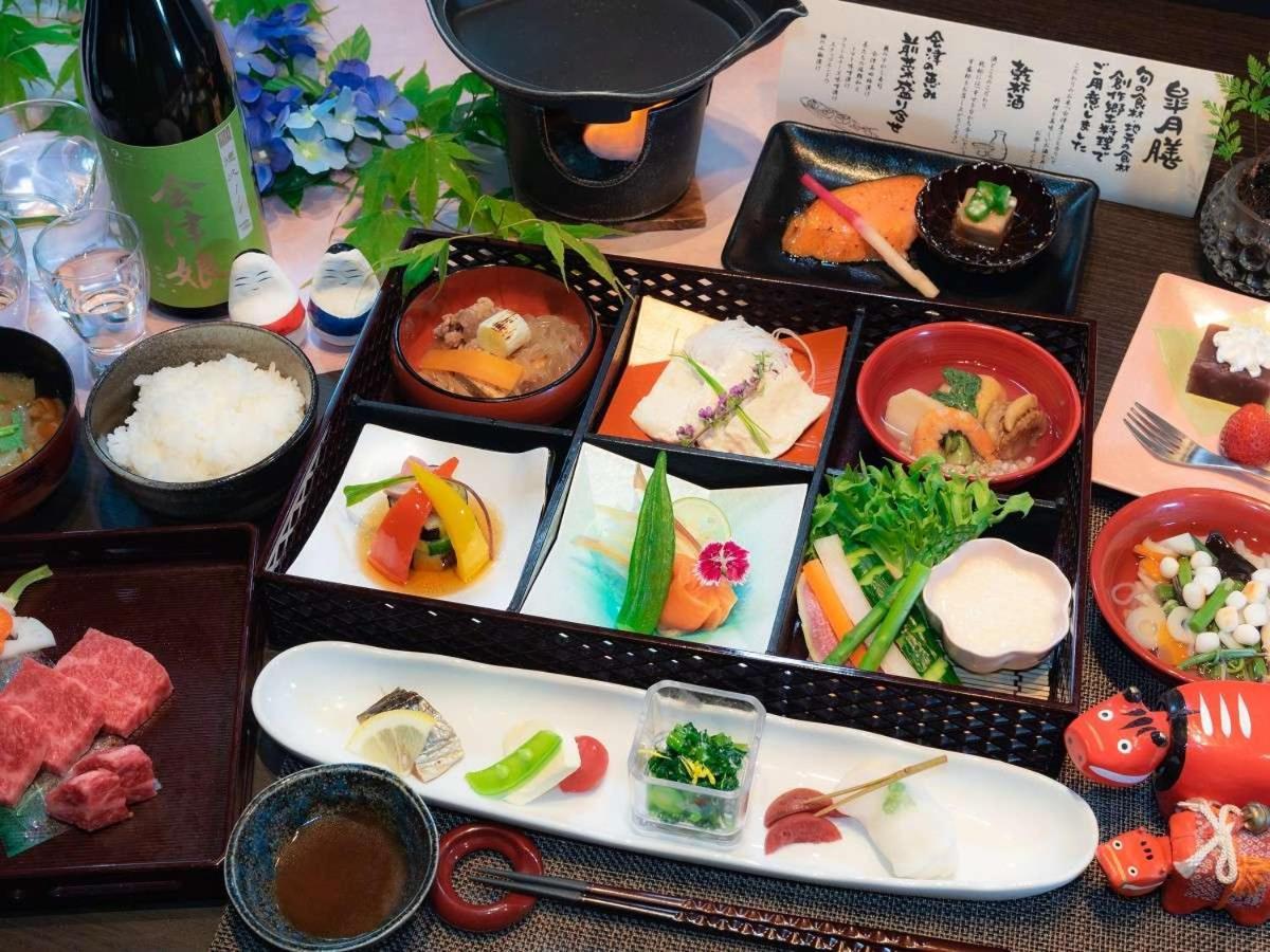 Kutsurogijyuku Shintaki Hotell Aizuwakamatsu Exteriör bild
